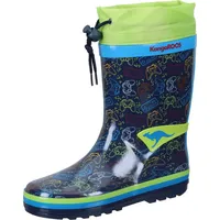 KangaROOS Jungen K-summerrain Gummistiefel, Dk Navy Play, 26 EU