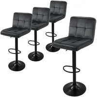 ML-Design Barhocker Grau, Metall, 50x112x45 cm, Esszimmer, Barmöbel, Barhocker