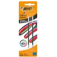 BIC 4 Colours Smooth Kugelschreibermine M schwarz, 2 St.