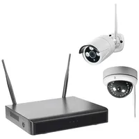 Indexa WLAN-NVR mit WR100B +1x WR100D 3MP-Kameras 4TB Festplatte