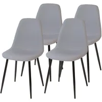 Albatros Esszimmerstühle BARI 4er Set Grau,