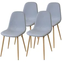 Albatros Esszimmerstühle 4er Set Grau-