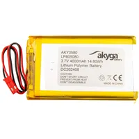 Akyga AKY0580 Akku Silber, Lithium-Ion (Li-Ion), 4000 mAh