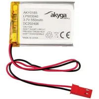 Akyga LP503040 Akkupack x Spezial-Akku LiPo 3.7 V 550