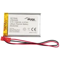 Akyga LP623255 Akkupack x Spezial-Akku LiPo 3.7 V 1100