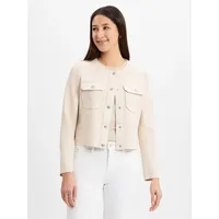 Cartoon Casual-Jacke mit Taschen in beige | Gr.: 40