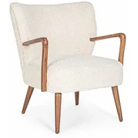 BIZZOTTO Sessel Moritz Teddy Stoff 67 x 82 x