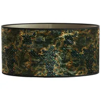 Light & Living Lampenschirm, Grün, Textil, Oval, 21x22x45 cm,