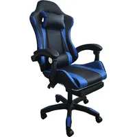 Hti-Living Schreibtischstuhl Krit Relax Schwarz-Blau