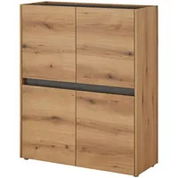 Furn.design Highboard in Evoke Eiche und grau Kommode 100