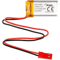 Akyga LP601730 Akkupack x Spezial-Akku LiPo 3.7V 250 mAh