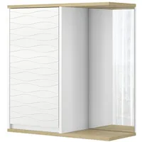 Vicco Bad Spiegelschrank Livia Weiß 60 x 63 cm