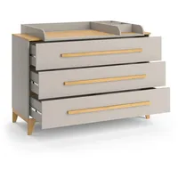 VitaliSpa Wickelkommode Malia, Cashmere-Eiche, 133 x 98 cm XL