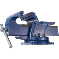 Tectake tectake® Schraubstock 360° drehbar mit Drehteller für Werkbank