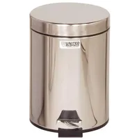 Rubbermaid Tretabfalleimer 5,6 l Silber