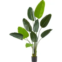 Tectake tectake® Künstlicher Paradiesvogelbaum, verschiedene Größen, mit großen, umweltfreundlichen