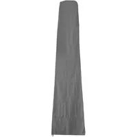 Mendler Schirmhülle 370cm Polyester/PVC Grau