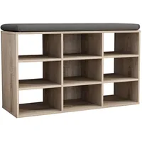 MID.YOU Schuhregal HINSOL Sonoma Eiche ca. 80x50x30cm