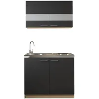 Respekta Merle Glaskeramikkochfeld links schwarz