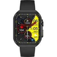 SMARTY 2.0 Herren-Armbanduhr, digital, automatisch, mit Silikonarmband, SW090A, Schwarz,