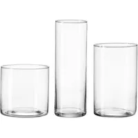 Ritzenhoff & Breker Vase Leonie 3tlg. Glas Transparent Klar