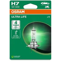 Osram H7 Glühlampe, Fernscheinwerfer 55W Fernlicht Birne 64210ULT-1BL