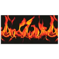 ARTland Küchenrückwand »Feuer 2 - Flammen«, (1 tlg.), Alu