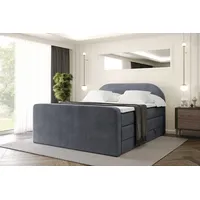 Altdecor Boxspringbett mit Matratze und Lattenrost, Topper, Polsterbett mit