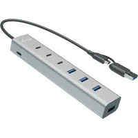 ITEC i-tec USB-C/USB-A Charging Metal HUB 7 port, USB-Hub