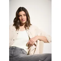 Cecil Trägertop Style Linda mit tiefem Rundhalsausschnitt weiß S