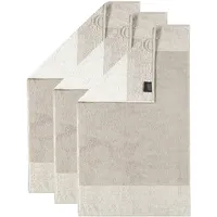 CAWÖ Luxury Home Handtuchset 30 x 50 cm beige