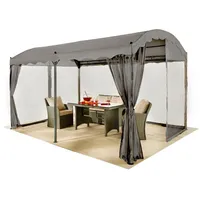 GRASEKAMP Seitenteile für Bogenpergola grau Kunststoff B/L: ca. 300x400