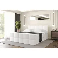 Altdecor Boxspringbett mit Matratze und Lattenrost, Topper, Polsterbett mit