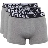 Chiemsee Boxershorts unifarben grau L 3er Pack
