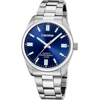 Calypso Herrenarmbanduhr Quarz Stahl/Blau