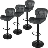 ML-Design Barhocker Grau, Metall, 47x110x41 cm, Esszimmer, Barmöbel, Barhocker