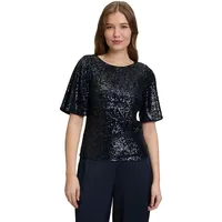 Vera Mont Pailletten-Bluse mit Flügelärmeln", in Night sky), |