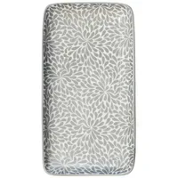Chic Antique ARÉS Weiß Muster Grau 20x11 cm französisch