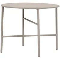 VCM ebuy24 Gartentisch Ø50 cm, Grau