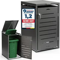 Melko Mülltonnenbox 68 x 116 x 80 cm grau