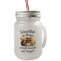 Speecheese Mason Jar Trinkglas 0,4 l Mehrfarbig