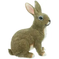 Dekoleidenschaft Dekofigur Hase aus Polyresin, 30 cm hoch, Osterdeko,