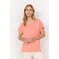 Soyaconcept V-Shirt "SC-MARICA 32", Damen, Gr. M, peach pink,