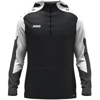 Jako Unisex Zip-Hoodie Dynamic schwarz/weiß/anthrazit, XXL