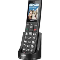 Brondi Amico Fidato (Nero) - Telefono Cellulare Senior -