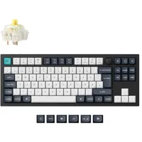 Keychron Q3 Max Gaming-Tastatur - schwarz/mehrfarbig, DE-Layout, Gateron Jupiter