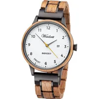 WAIDZEIT BZ01 Bierzeit Uhr Herrenuhr Holz braun