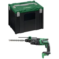 Hikoki DH36DPE ohne Akku inkl. Tiefenanschlag, Seitengriff, Transportkoffer