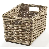 Locker Regalkorb Aufbewahrung Korb – Rattan kubu eckig geflochten