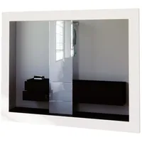 Vladon Spiegel, Weiß, Holzwerkstoff, 75.5x59.7x2 cm, Spiegel, Wandspiegel